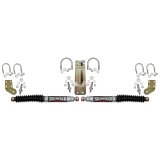 Skyjacker Suspensions - Steering Stabilizers for 2005-2023 F-250 SUPER DUTY, F-350 DUTY 9253 Damper Kit, DUAL STAB KT,SILVER W/BK BO thumbnail 1