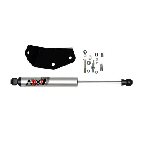 Skyjacker ADX 2.0 Steering Stabilizers for 2005-2010 F-250 SUPER DUTY, F-350 DUTY - 2154 Stabilizer, 2.0, Machined Polished, Hard Anodized, Single, Ford, Each