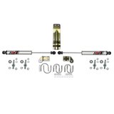 Skyjacker ADX 2.0 Steering Stabilizers for 2005-2024 F-250 SUPER DUTY, F-350 DUTY - 2253 Stabilizer, 2.0, Machined Polished, Hard Anodized, Dual, Ford, Each thumbnail 1