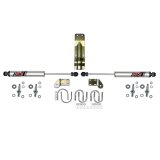 Skyjacker ADX 2.0 Steering Stabilizers for 2005-2024 F-250 SUPER DUTY, F-350 DUTY - 2253 Stabilizer, 2.0, Machined Polished, Hard Anodized, Dual, Ford, Each thumbnail 2