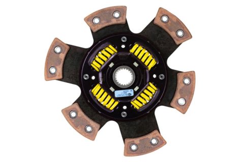 ACT Race Clutch Discs for 2020-2024 GLADIATOR, 2018-2024 WRANGLER - 6280307 Disc, 6-Paddle, Race, Ceramic, 1.125 in. Input Shaft, 21-Spline, 11.000 in. Disc, Sprung Hub, Jeep, Each