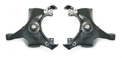 Belltech Front Spindles 2400 Spindles, Ductile Iron, 2 in. Drop, Chevy, GMC, Pickup, Pair thumbnail 1