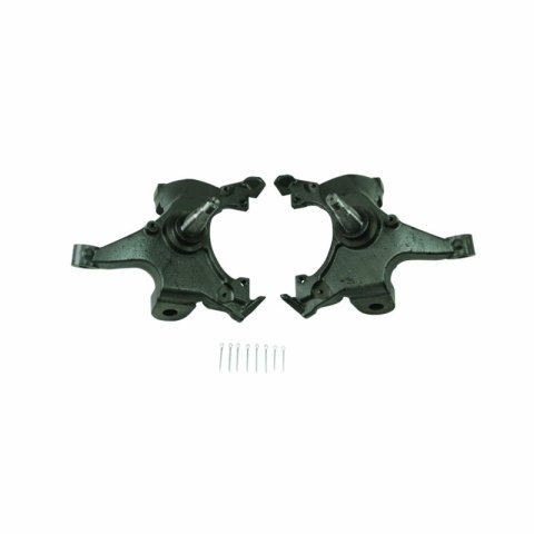 Belltech Front Spindles 2400 Spindles, Ductile Iron, 2 in. Drop, Chevy, GMC, Pickup, Pair thumbnail 2