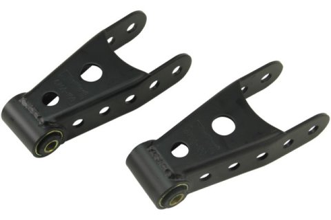 Belltech Rear Shackle Kits 6700 Shackles, 1 in. Drop, 2.5 in. Wide Spring, Chevy, Dodge, Ford, GMC, Pair thumbnail 4