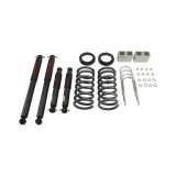 Belltech Lowering Kits with Nitro Drop 2 Shock Absorbers 621ND Kit, 3 in. Front, 3 in. Rear, Chevy, GMC, Pickup, Extended Cab, RWD, Kit thumbnail 1