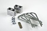 Belltech Rear Block Kits 6210 Lowering Blocks, Rear, 3 in. Thick, Aluminum, Chevy, GMC, Kit thumbnail 1