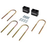 Belltech Rear Block Kits 6210 Lowering Blocks, Rear, 3 in. Thick, Aluminum, Chevy, GMC, Kit thumbnail 2