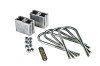 Belltech Rear Block Kits 6210 Lowering Blocks, Rear, 3 in. Thick, Aluminum, Chevy, GMC, Kit thumbnail 6