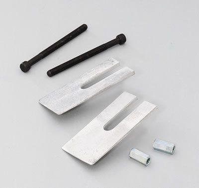 Belltech Pinion Shims 4975 Axle Shims, Aluminum, 2 Degree, 2.5 in. Wide, Pair thumbnail 1