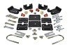 Belltech Rear Flip Kits 6302 Kit, 3.5 in. Drop, Steel, Black Powdercoated, Chevy, GMC, Astro, Safari, Kit thumbnail 6