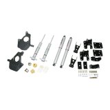 Belltech Lowering Kits with Street Performance Shock Absorbers 641SP Suspension Kit, Spindles/Flip Kit, 2 in, Front, 4 in. Rear, Chevy, GMC, Kit thumbnail 1