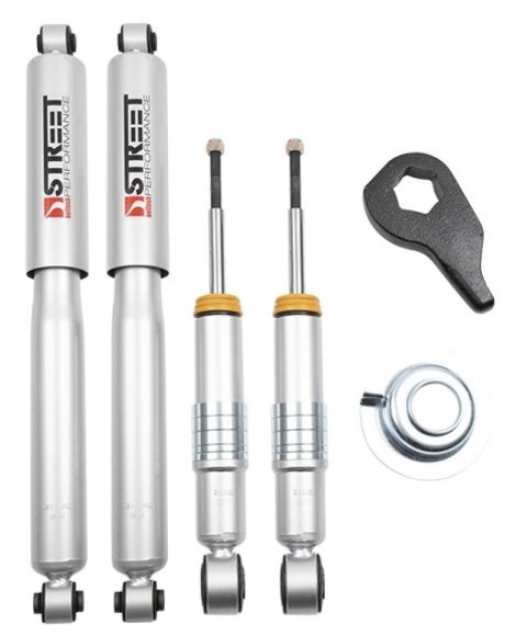 Belltech Leveling Kits 1029SP Suspension Kit, Front, Spacers, Shocks, Nissan, Kit thumbnail 1