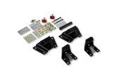 Belltech Hanger Kits 6412 Hangers, 2.5 in. Spring Width, 4 in. Drop, Rear, Mazda, B2300/B3000/B4000, Kit thumbnail 1