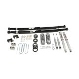 Belltech Lowering Kits with Street Performance Shock Absorbers 605SP Suspension Kit, Coil/Leaf Spring, 3-4 in. Front, 4 in. Rear, Chevy, GMC, With Shocks, Kit thumbnail 1