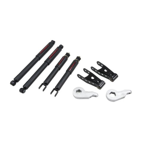 Belltech Lowering Kits with Nitro Drop 2 Shock Absorbers 677ND Suspension Kit, Front Torsion Keys, Rear Shackles, Shocks, in. Front/Rear Drop, Chevrolet, GMC, Kit thumbnail 3