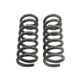 Belltech Lowering Coil Springs 4300 Springs, Front, Silver Powdercoated, Chevy, GMC, Pickup, Pair thumbnail 1