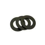 Belltech Front Spring Spacers 34932 Spacer, Spring, Three at .333 in Thick, Total 1 in., Molded Rubber, Black, Chevy, GMC, Set of 3 thumbnail 1
