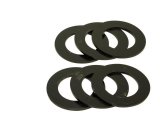 Belltech Front Spring Spacers 34932 Spacer, Spring, Three at .333 in Thick, Total 1 in., Molded Rubber, Black, Chevy, GMC, Set of 3 thumbnail 2