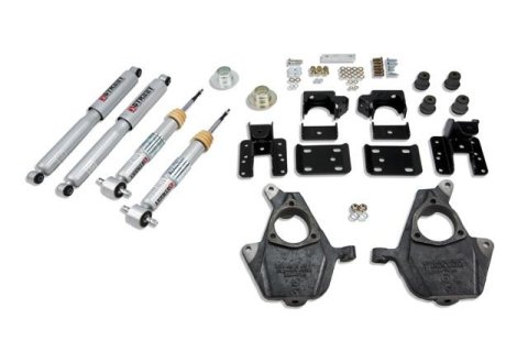 Belltech Lowering Kits with Street Performance Shock Absorbers 647SP Kit, 3-4 in. Front, 5-6 in. Rear, Chevy, Pickup, RWD, Kit