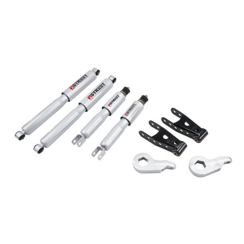 Belltech Lowering Kits with Street Performance Shock Absorbers 677SP Kit, 2 in. Front, 2 in. Rear, Chevy, Pickup, AWD, Kit thumbnail 2