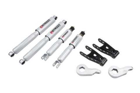 Belltech Lowering Kits with Street Performance Shock Absorbers 677SP Kit, 2 in. Front, 2 in. Rear, Chevy, Pickup, AWD, Kit thumbnail 4