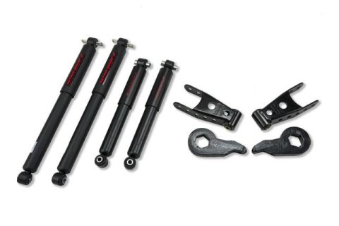 Belltech Lowering Kits 729ND Kit, Torsion Keys/Shackle, Shocks, 1-3 in. Front, 2 in. Rear, Chevy, GMC, Kit