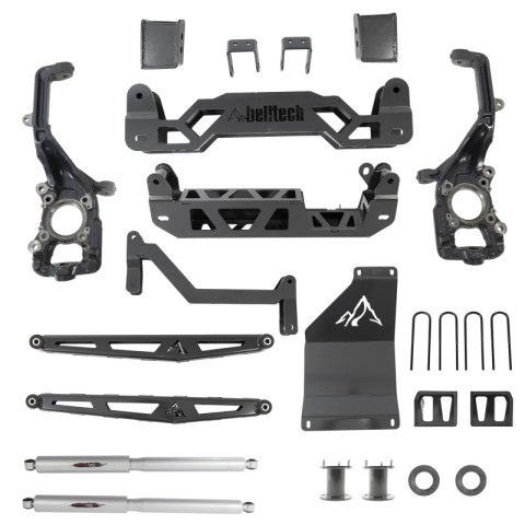 Belltech Suspension Leveling & Lift Kits 152510BK LIFT KIT; 2021 Ford F150 4wd (All Cabs) 6"