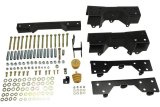 Belltech C-Section Kits 6524 Frame Rail Kit, Flip Kit, C-Notch, C-Section, Rear Axle, Black Powdercoated, Steel, Chevy, GMC, Kit thumbnail 2