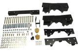 Belltech C-Section Kits 6524 Frame Rail Kit, Flip Kit, C-Notch, C-Section, Rear Axle, Black Powdercoated, Steel, Chevy, GMC, Kit thumbnail 3