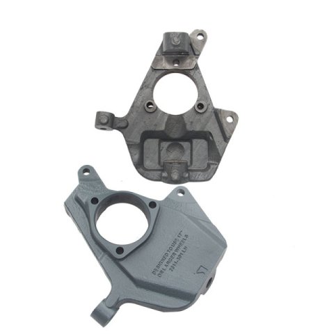 Belltech Front Spindles 2514 Spindles, Ride Height Lowered, 2 in. Drop, Ductile Iron, Natural, Cadillac, Chevy, GMC, Pair