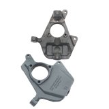 Belltech Front Spindles 2514 Spindles, Ride Height Lowered, 2 in. Drop, Ductile Iron, Natural, Cadillac, Chevy, GMC, Pair thumbnail 4