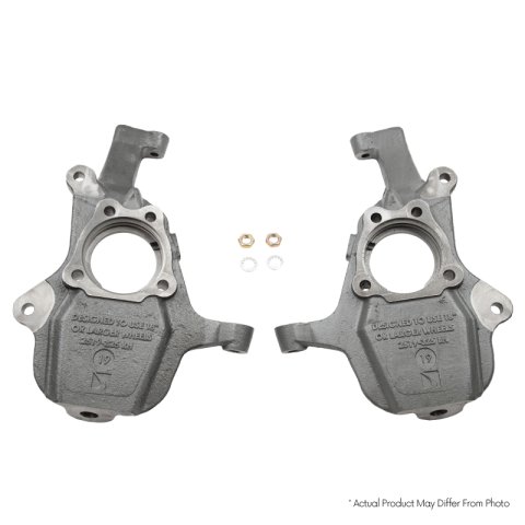 Belltech Front Spindles 2550 Spindles, Ductile Iron, 2 in. Drop, Chevy, GMC, Pickup, Each thumbnail 7