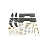 Belltech Rear Flip Kits 6605 Kit, 6 in. Drop, Steel, Black Powdercoated, Chevy, GMC, Kit thumbnail 1