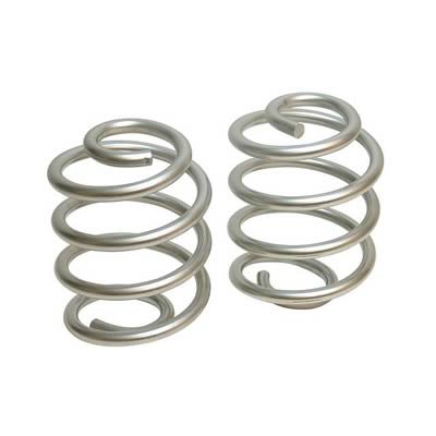 Belltech Muscle Car Coil Springs 5100 Lowering Springs, Rear, Silver Powdercoated, Buick, Chevy, Oldsmobile, Pontiac, Pair