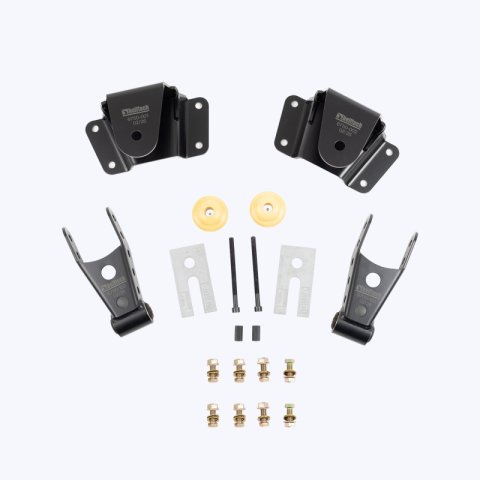 Belltech Hanger Kits 6570 Shackles, 4 in. Drop, 2.5 in. Wide Spring, Dodge, V8, Kit thumbnail 4