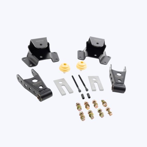 Belltech Hanger Kits 6570 Shackles, 4 in. Drop, 2.5 in. Wide Spring, Dodge, V8, Kit thumbnail 5