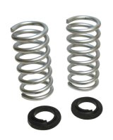 Belltech Pro Coil Lowering Spring Kits 23225 Springs, Front, Silver Powdercoated, Chevy, GMC, Pickup, SUV, L4, Pair thumbnail 1