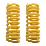 Belltech Muscle Car Coil Springs 5108 Lowering Springs, Front Coils, 1.0 in. Drop, Silver Powdercoated, Buick, Chevy, Oldsmobile, Pontiac, Pair thumbnail 1