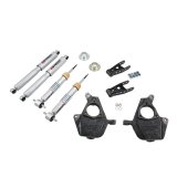 Belltech Lowering Kits with Street Performance Shock Absorbers 639SP Kit, Springs, Shocks, 2 in. Front, 2 in. Rear Drop, Chevy, GMC, Pickup, Kit thumbnail 1