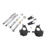 Belltech Lowering Kits with Street Performance Shock Absorbers 639SP Kit, Springs, Shocks, 2 in. Front, 2 in. Rear Drop, Chevy, GMC, Pickup, Kit thumbnail 3