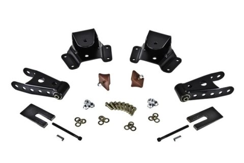 Belltech Rear Shackle Kits 6750 Shackles, 4 in. Drop, 3.0 in. Wide Spring, Chevy/GMC, C/R, Crew Cab, Kit thumbnail 3