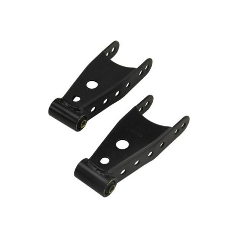 Belltech Rear Shackle Kits 6406 Shackles, 2 in. Drop, 2.5 in. Wide Spring, Ford, Pair thumbnail 1