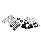 Belltech Lowering Kits with Street Performance Shock Absorbers 670SP Kit, 3 in. Front, 4 in. Rear, Chevy, GMC, Pickup, Extended Cab, RWD, Kit thumbnail 2