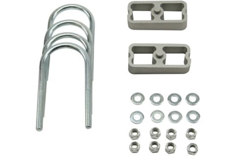 Belltech Rear Block Kits 6002 Lowering Blocks/U-Bolts, Aluminum, 1 in. Lowering, For 2.5/3.0 in. Wide Leaf Springs, Rear, Universal, Kit thumbnail 1