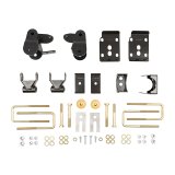 Belltech Rear Flip Kits 6447 Kit, 4.0 in. Drop, Steel, Black Powdercoated, Ford, Pickup, Kit thumbnail 2