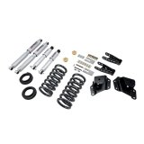 Belltech Lowering Kits with Street Performance Shock Absorbers 664SP Kit, 3 in. Front, 4 in. Rear, Chevy, GMC, Pickup, Standard Cab, RWD, Kit thumbnail 2