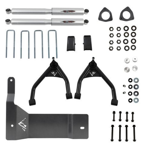 Belltech Lift Kits 150200BK Kit, Chevy, GMC, Extended Cab, Crew, 4WD, 4 in., Kit thumbnail 2