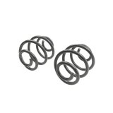 Belltech Lowering Coil Springs 5355 Springs, Rear, Silver Powdercoated, Chevy, C10 Pickup, Pair thumbnail 5
