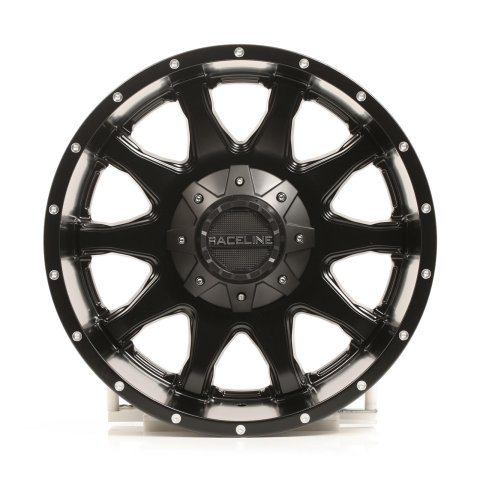 Raceline Wheels 930B Shift Matte Black 18x9 Wheel, Shift, Aluminum, Black, Matte, 6 x 5 1/2 in. Bolt Circle, 4.50 in. Backspace, Each thumbnail 1