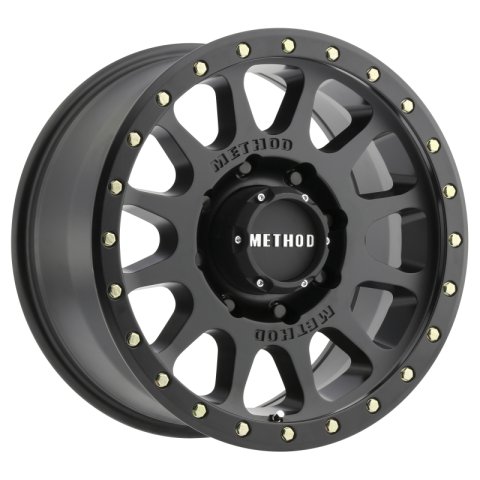 Method Race Wheels MR305 NV Matte Black MR30578587500H Wheel, HD, Aluminum, Black, 17 in. x 8.5 in., 8 x 170mm Bolt Circle, 4.75 in. Backspace thumbnail 1